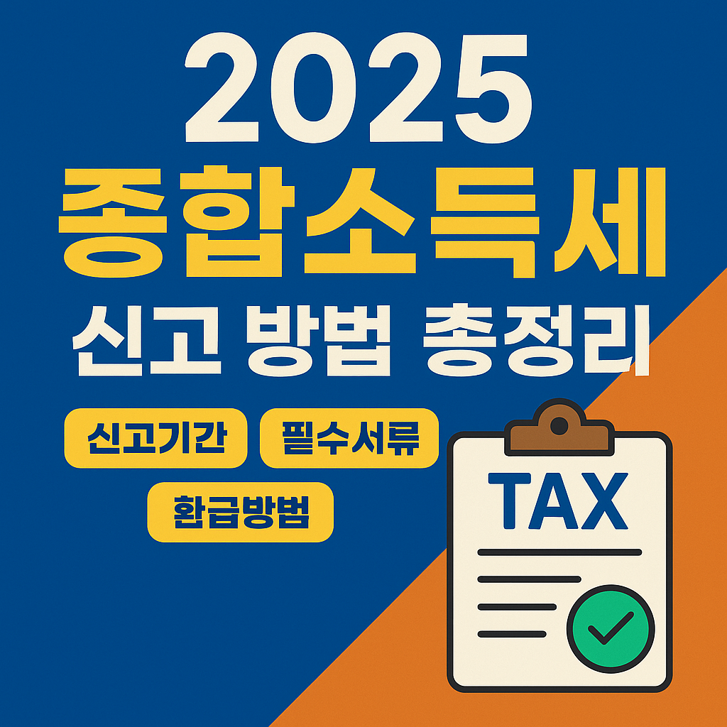 2025 종합소득세 신고 이미지