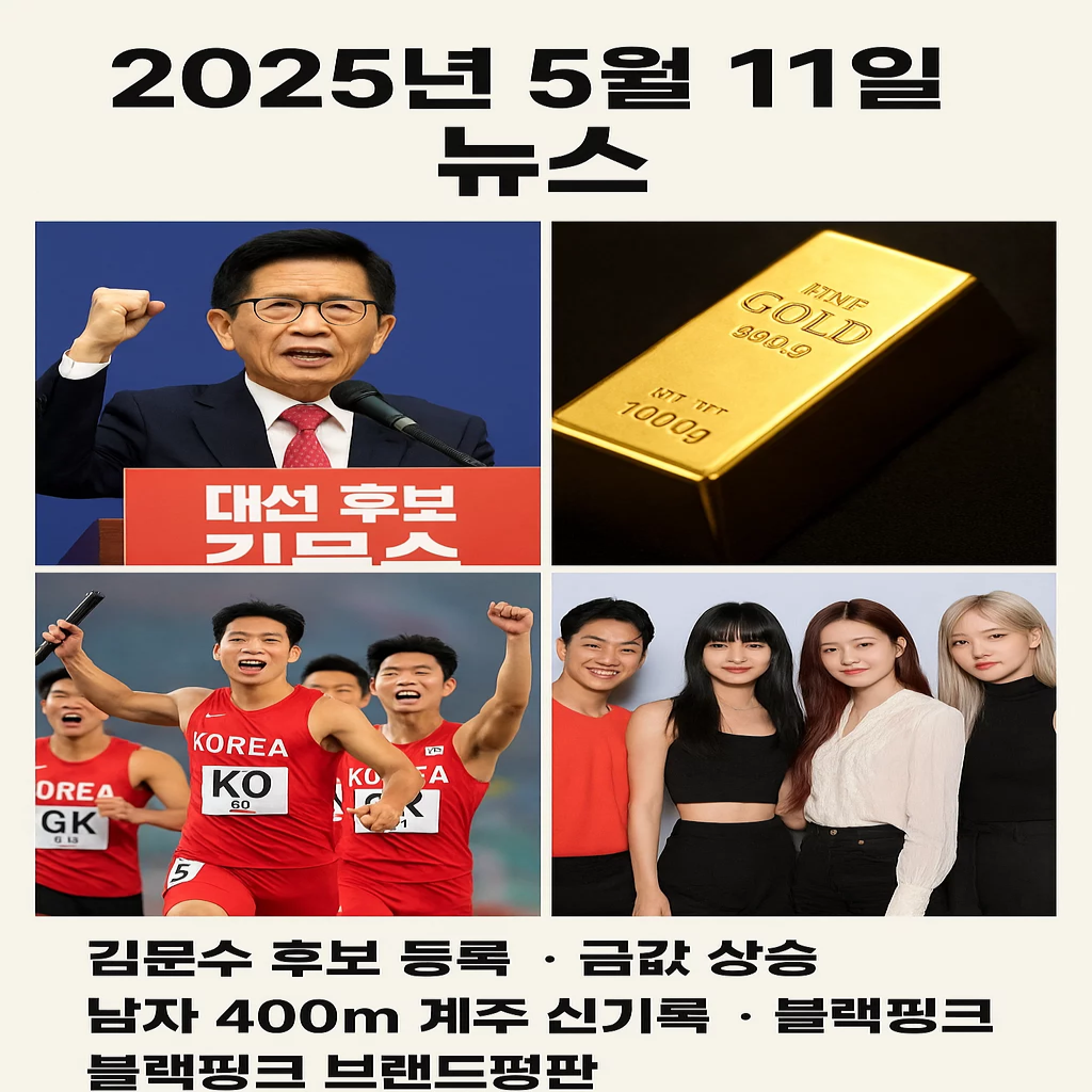 2025년 5월 11일 주요 뉴스 이미지