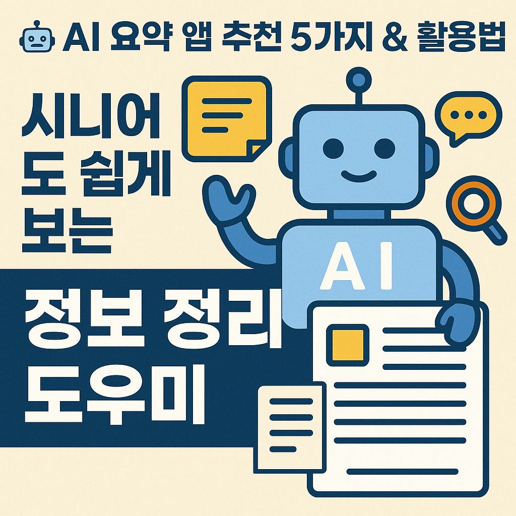AI 요약 앱 추천 5가지 활용법 이미지