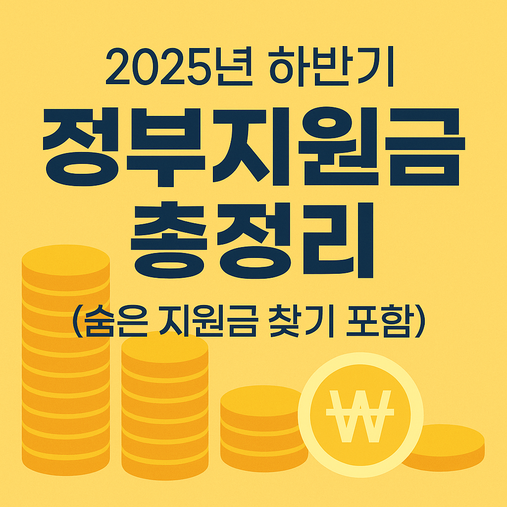 2025년 하반기 정부지원금 이미지