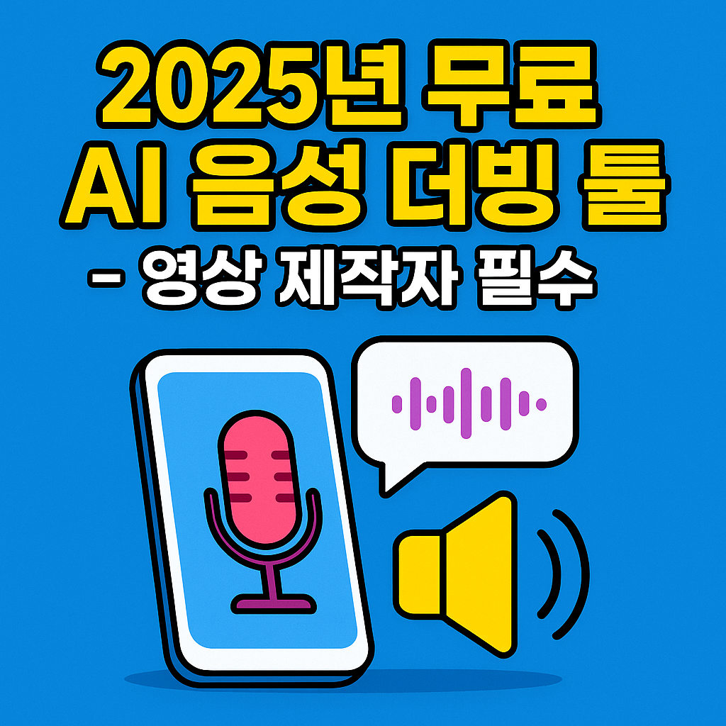 AI 음성 더빙 툴 이미지