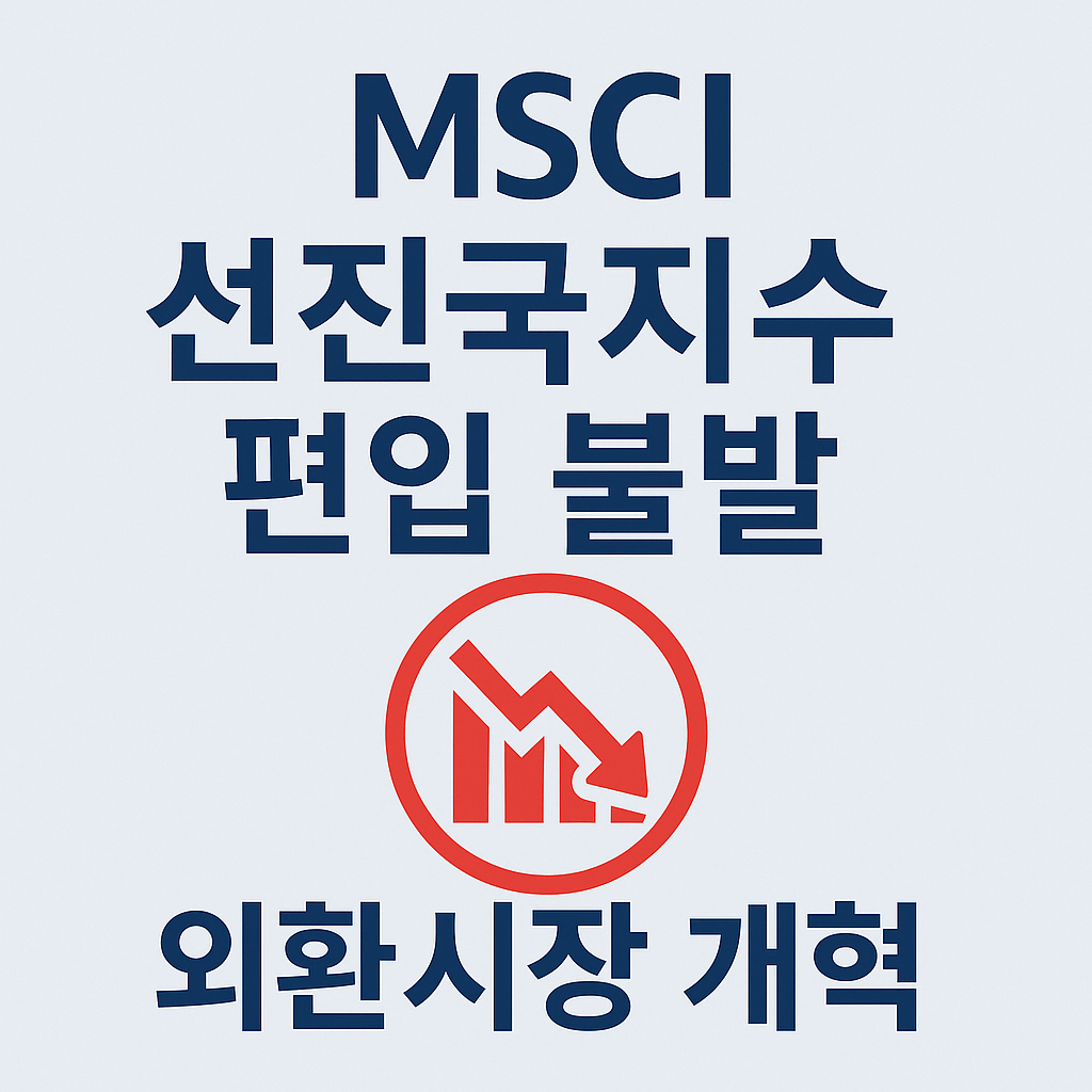 MSCI 선진국지수 편입 불발