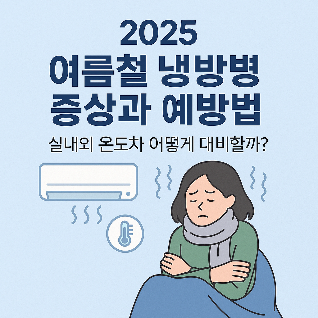 냉방병 증상 이미지