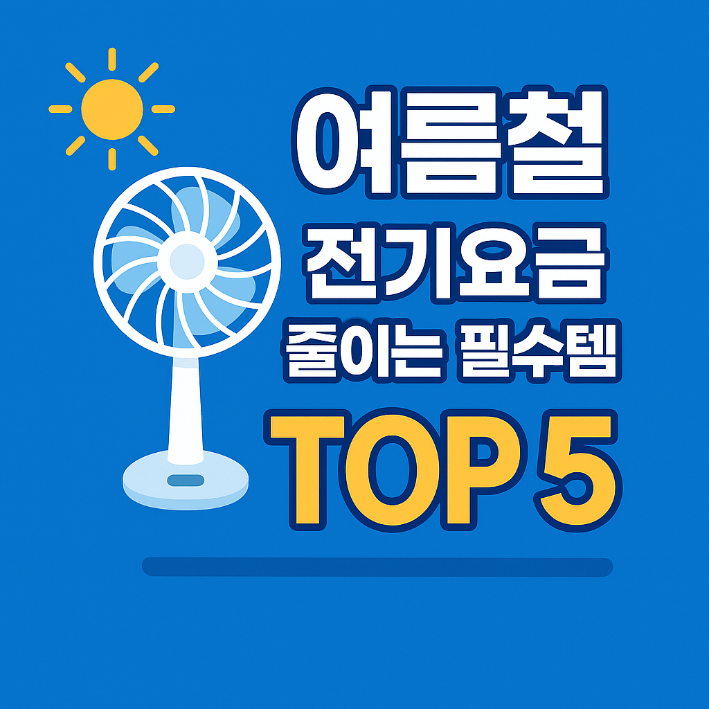 여름철 전기요금 아이템 이미지