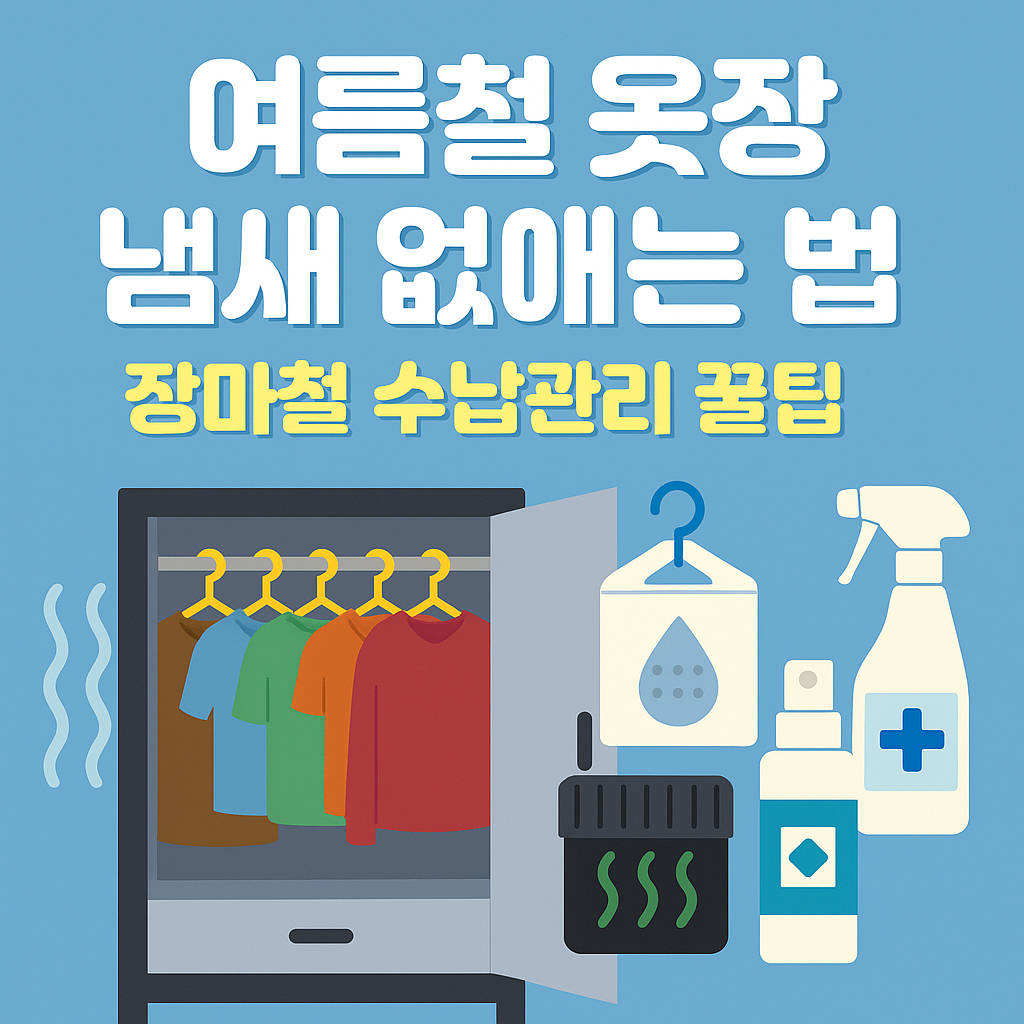 옷장 냄새 없애는 법 이미지