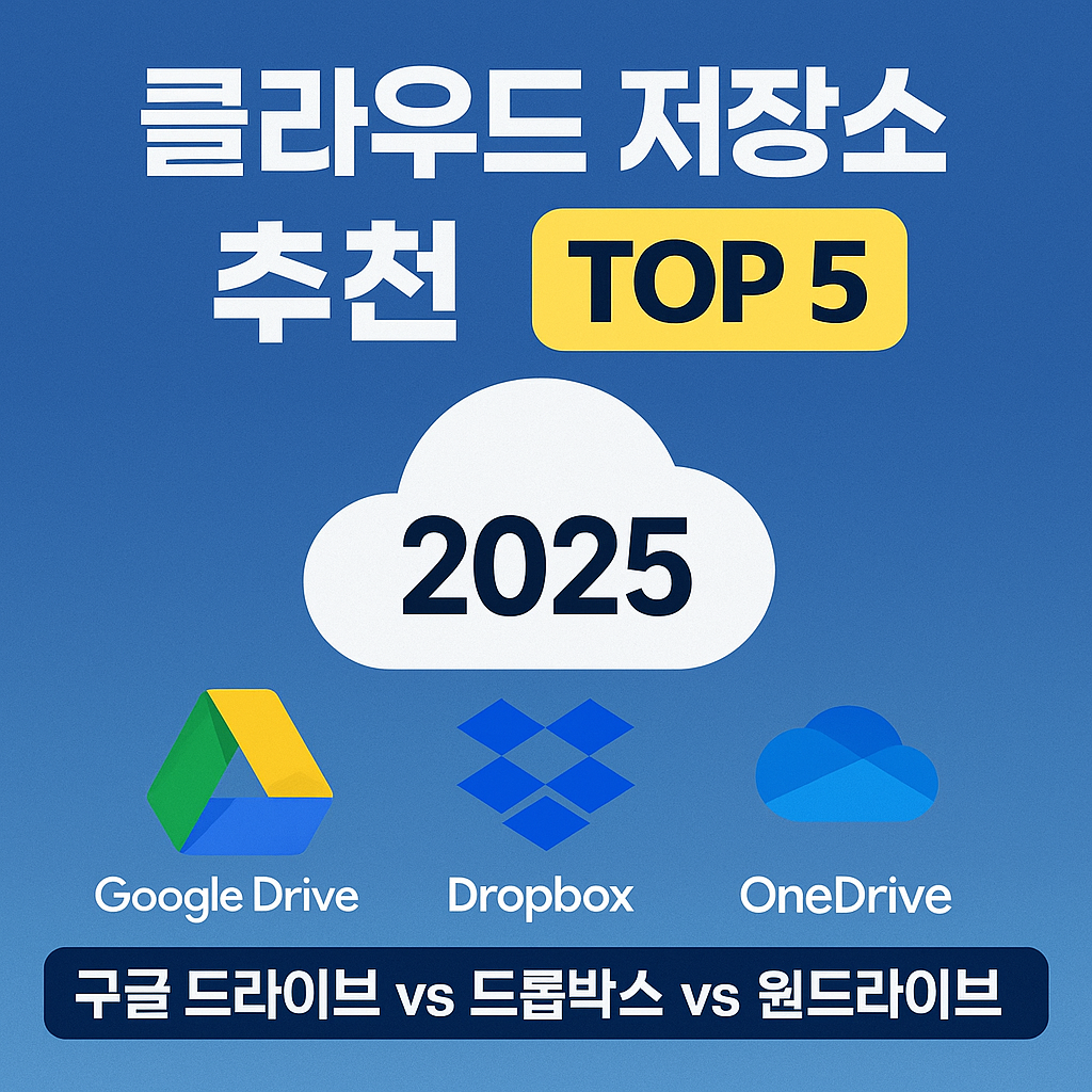 클라우드 저장소 추천 이미지
